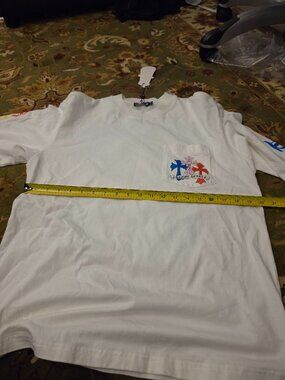 chorome hearts t shirts long sleeve white medium